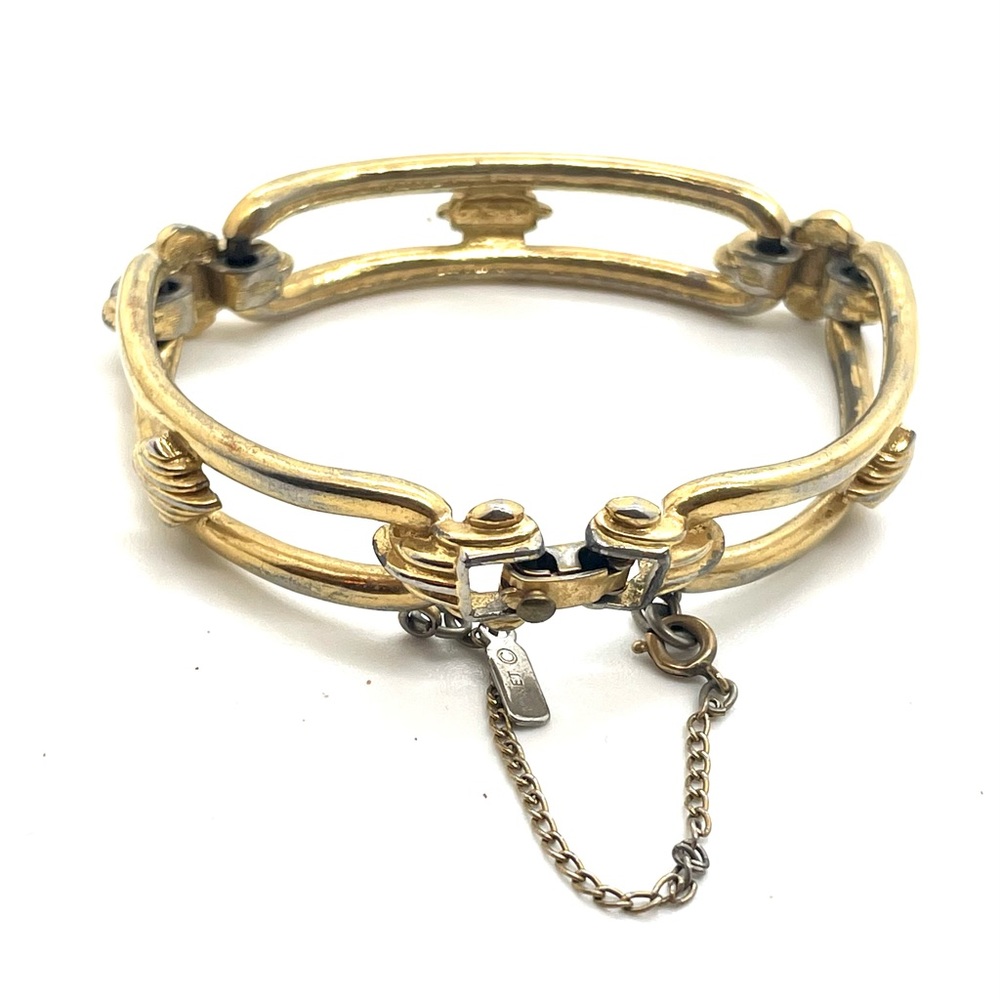Estate Collectible Monet Panel Bracelet
